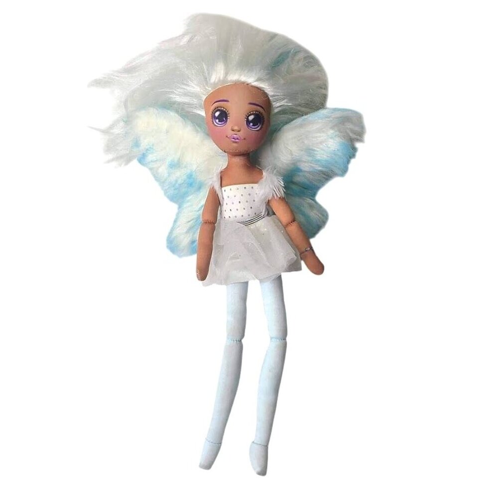 Dream Seekers Luna Moose Toys 2020 Blue White Plush Fairy Friend Doll 13"